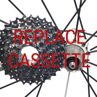 Replace Cassette (incl. Disassembly of Wheel)