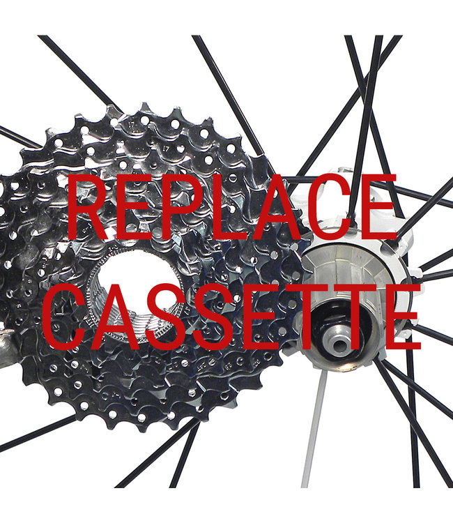 replace bike cassette