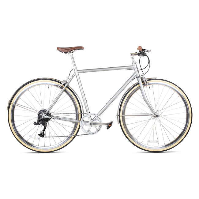 Odyssey 8spd City Bike - Brandford Silver