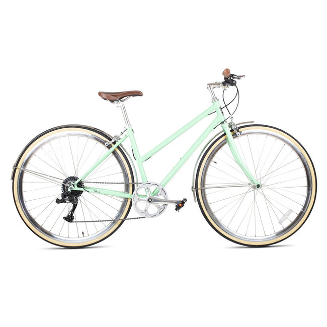 6KU Odessa 8spd City Bike - Elysian Green