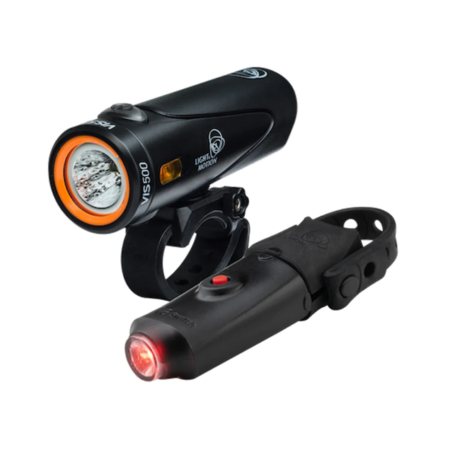 Light and Motion VIS 500 Light Set Black (Onyx + Vya Switch)