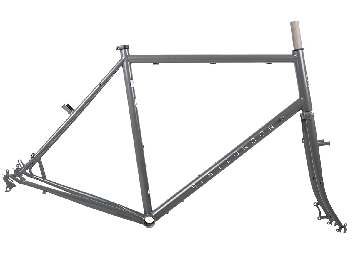 BLB Hitchhiker Frameset Satin TI Grey Simple Bike Store