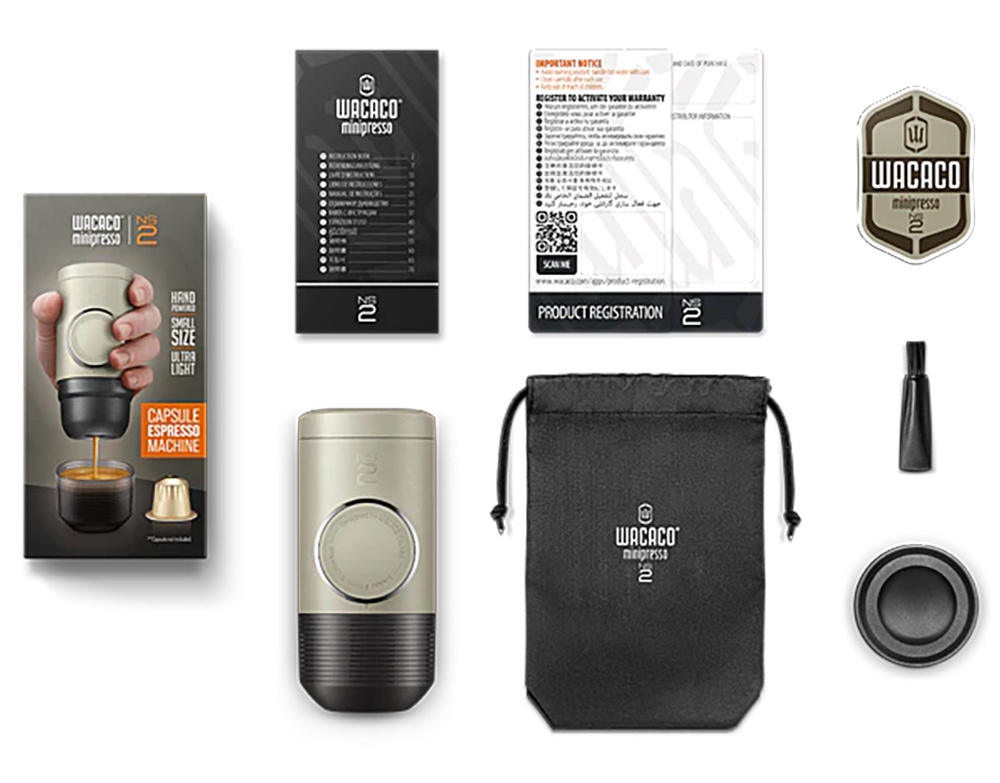 WACACO Minipresso NS2 Portable Espresso Machine Simple Bike Store