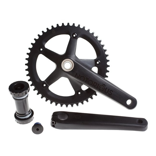 Notorious Track Crankset - Black