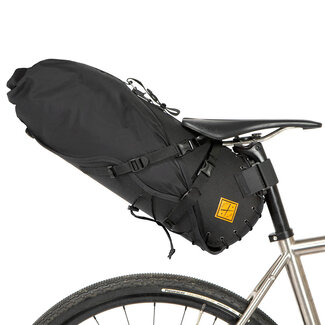 Restrap Carry Saddle Bag & Dry Bag (18L) Black