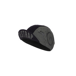 Restrap Restrap Will Travel For Gravel Cap Matt Black/Grey OSFA