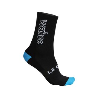 Le Col Cycling Socks Wahoo Outline - Black/BLue L/XL