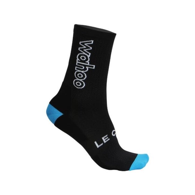 Le Col Cycling Socks Wahoo Outiline - Black/BLue L/XL