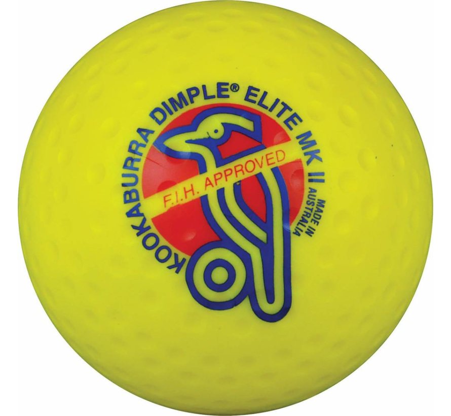 Kookaburra Dimple Elite Gelb Hockeyball - Hockeypoint