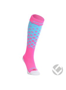 Brabo Socken Diamonds Pink / Hellblau