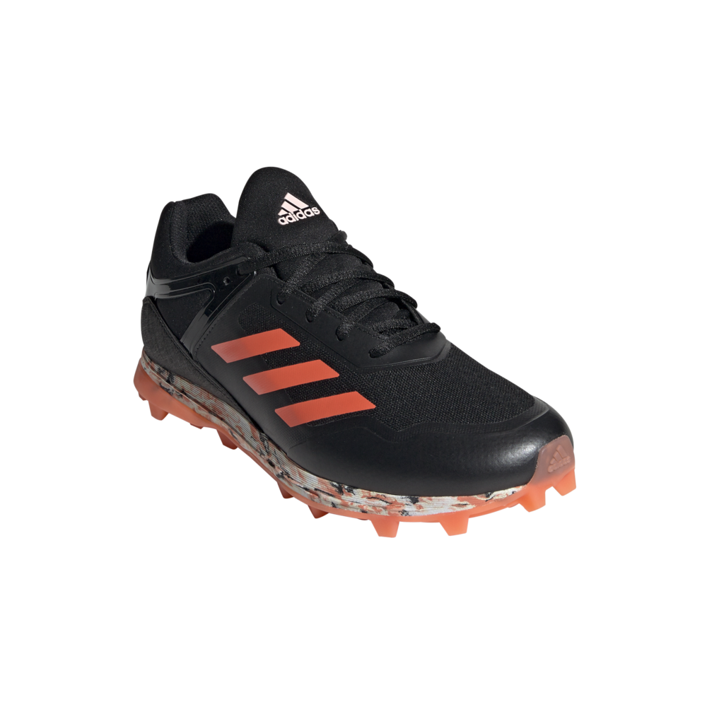 Adidas Fabela Zone Black/Coral hockeyshoes, order now! - Hockeypoint