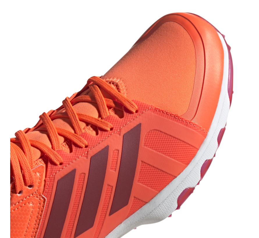 Adidas Lux 1.9S Orange/Maroon hockeyshoes, order now! - Hockeypoint