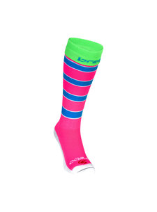 Brabo Socks Rugby Pink/Blue