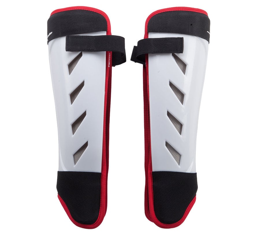 Total Two 2.1 Shinguards Black/Red/White