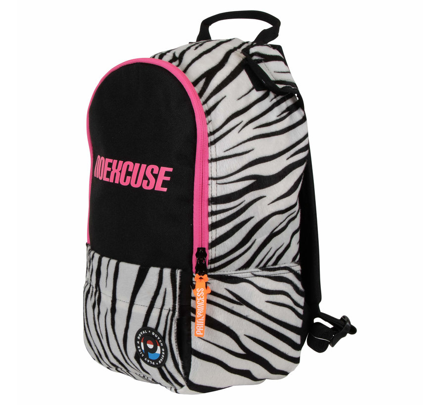 Backpack No Excuse Jr. Zebra/Pink