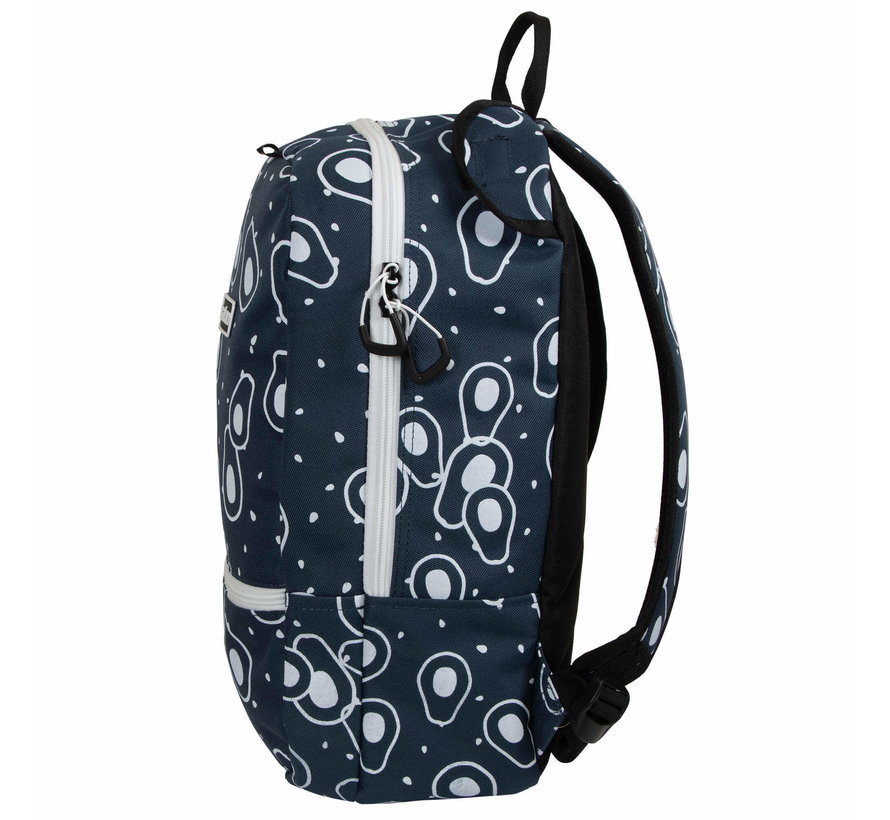 Backpack FUN Avocado Navy/White