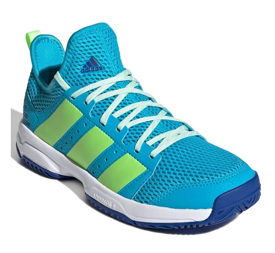 Adidas Stabil Jr Blauw Zaalschoenen - Hockeypoint