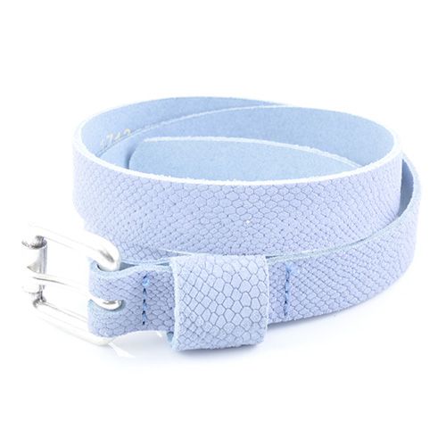 BELT SNAKE 1713 | lichtblauw