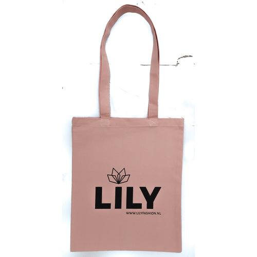 by LILY LILY cotton bag | pink by LILY LILY cotton bag | pink