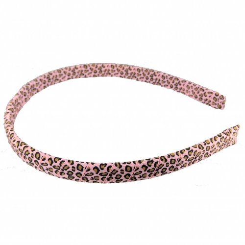 Your Little Miss LEOPARD DIADEEM | roze Your Little Miss LEOPARD DIADEEM | roze