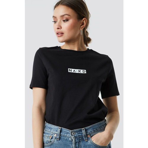 NA-KD LOGO TEE 1018-002539 // black NA-KD LOGO TEE 1018-002539 // black