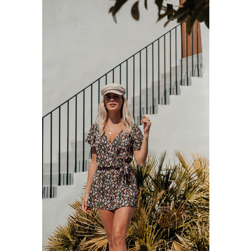 Colourful Rebel 6277 - LITA FLOWER PLAYSUIT MULTICOLOR Colourful Rebel 6277 - LITA FLOWER PLAYSUIT MULTICOLOR