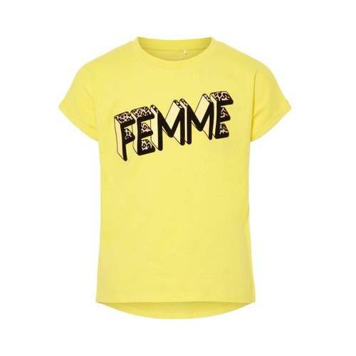 NKFLENNA SS TOP 13175945 | yellow NKFLENNA SS TOP 13175945 | yellow