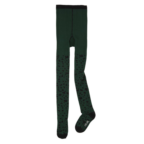 CarlijnQ Spotted animal - tights (green) CarlijnQ Spotted animal - tights (green)