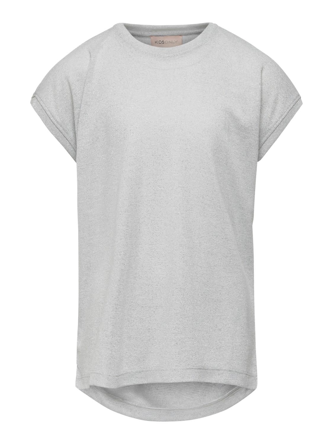 KONSILVERY S/S TOP JRS 15190585 | silver