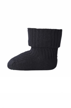 Socks cotton rib 533 | 08 black