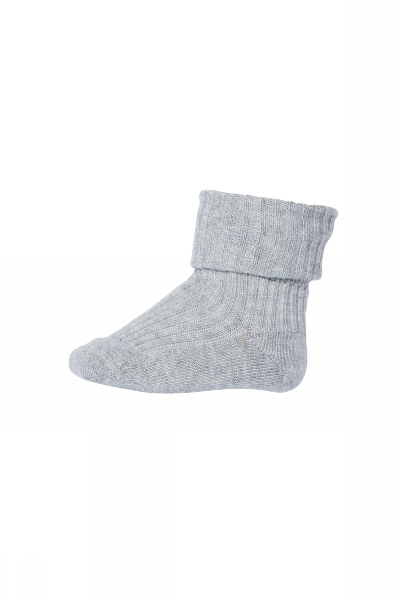 Socks cotton rib 533 | 491 grey mel