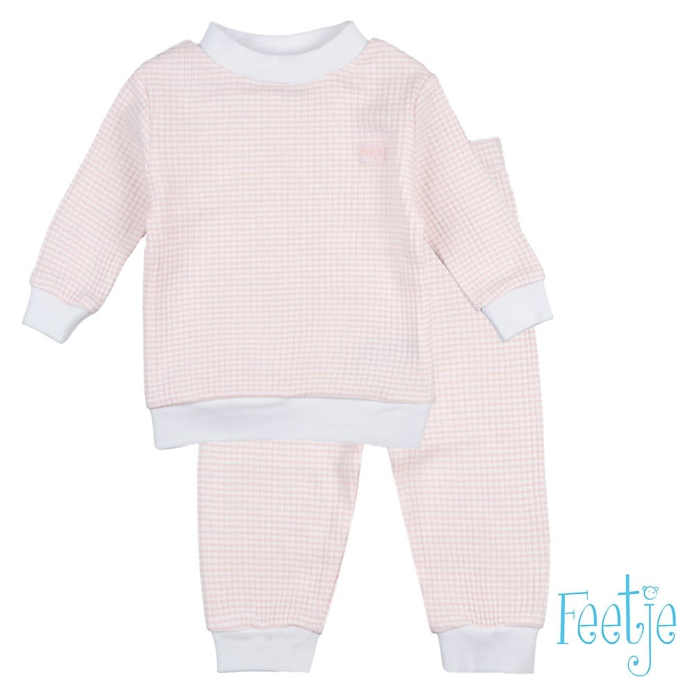 Wafel pyjama 305.532 | zalm