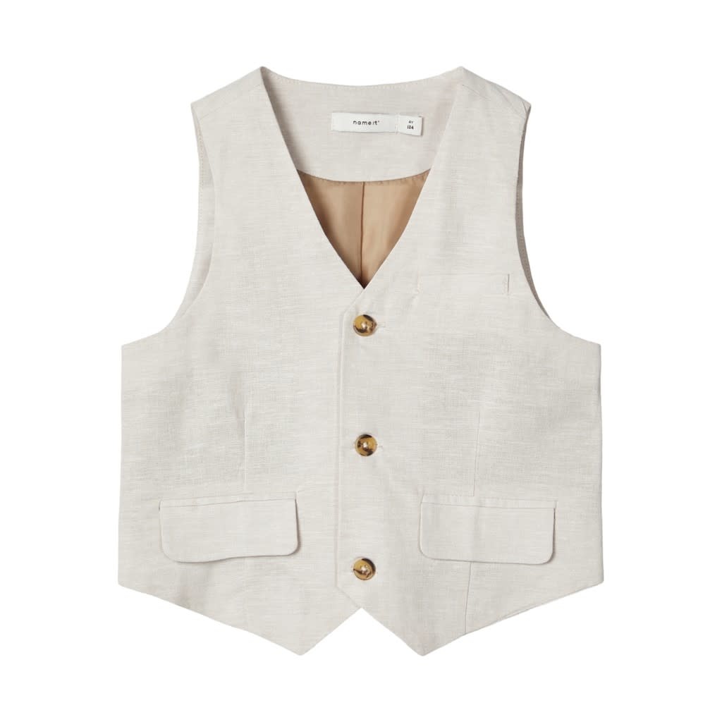 NMMFALCON Waistcoat 13175698 | white pepper