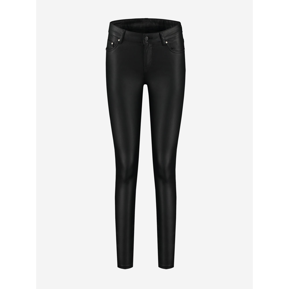 Nikkie Betty Coated Skinny Broek Zwart | Nikkie | Merken | Ronald Deurloo