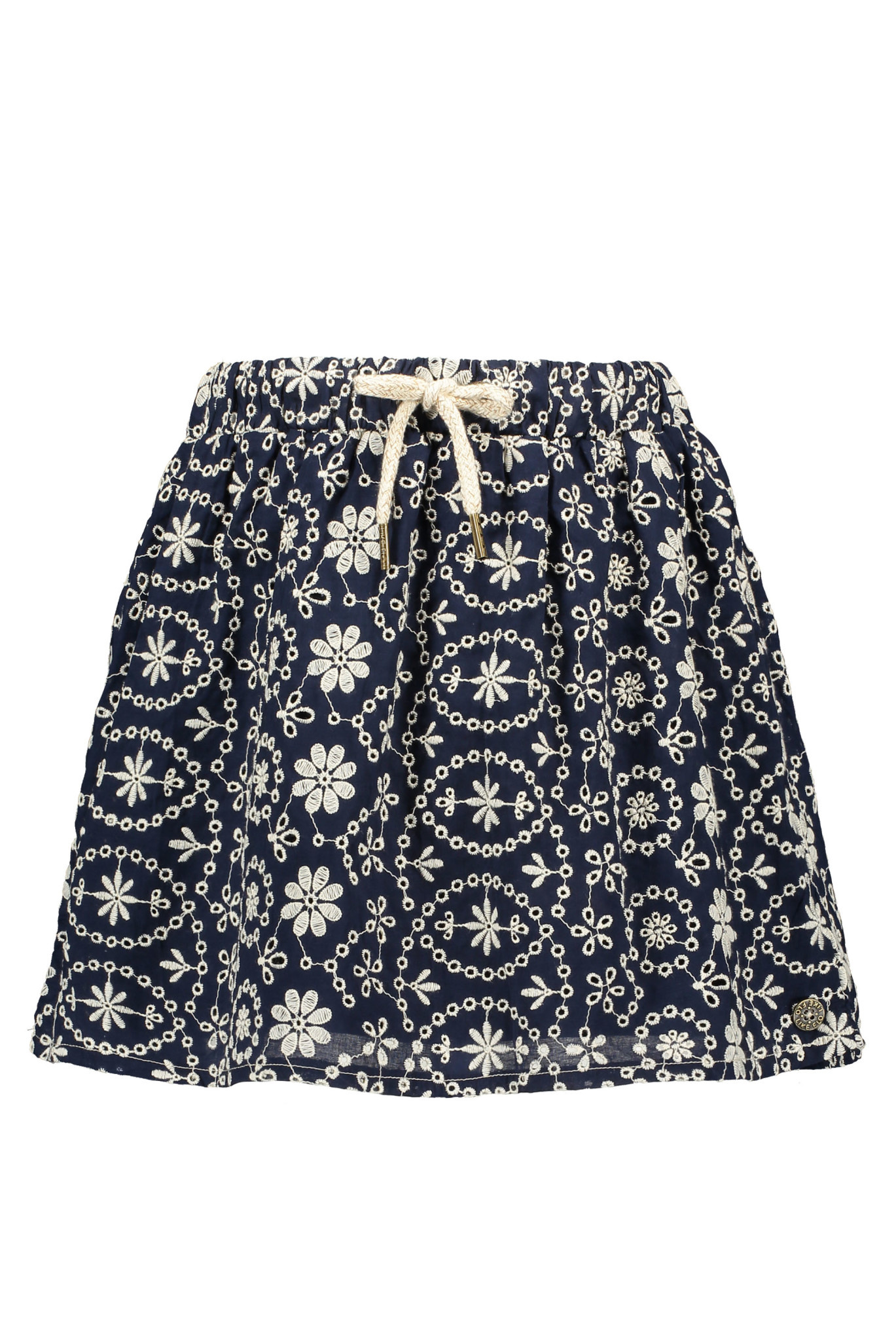 Broidery skirt 102-5730 - navy