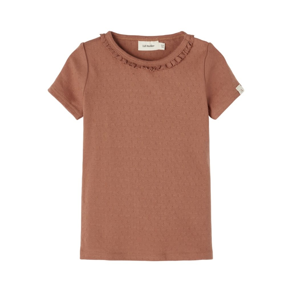 NMFSAFRAN T-shirt 13192180 - Carob Brown