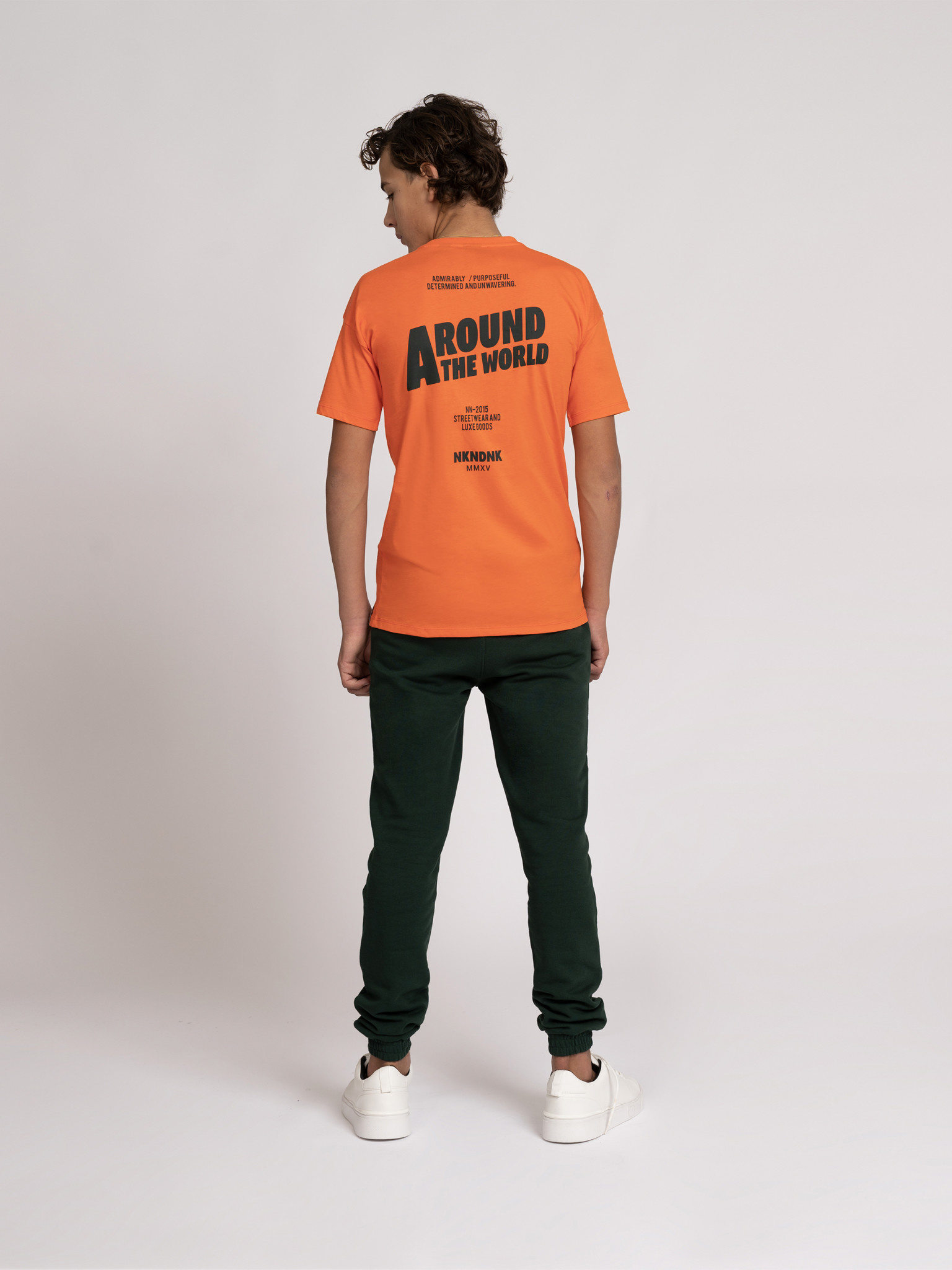 The World T-Shirt 8-747 Fire Orange