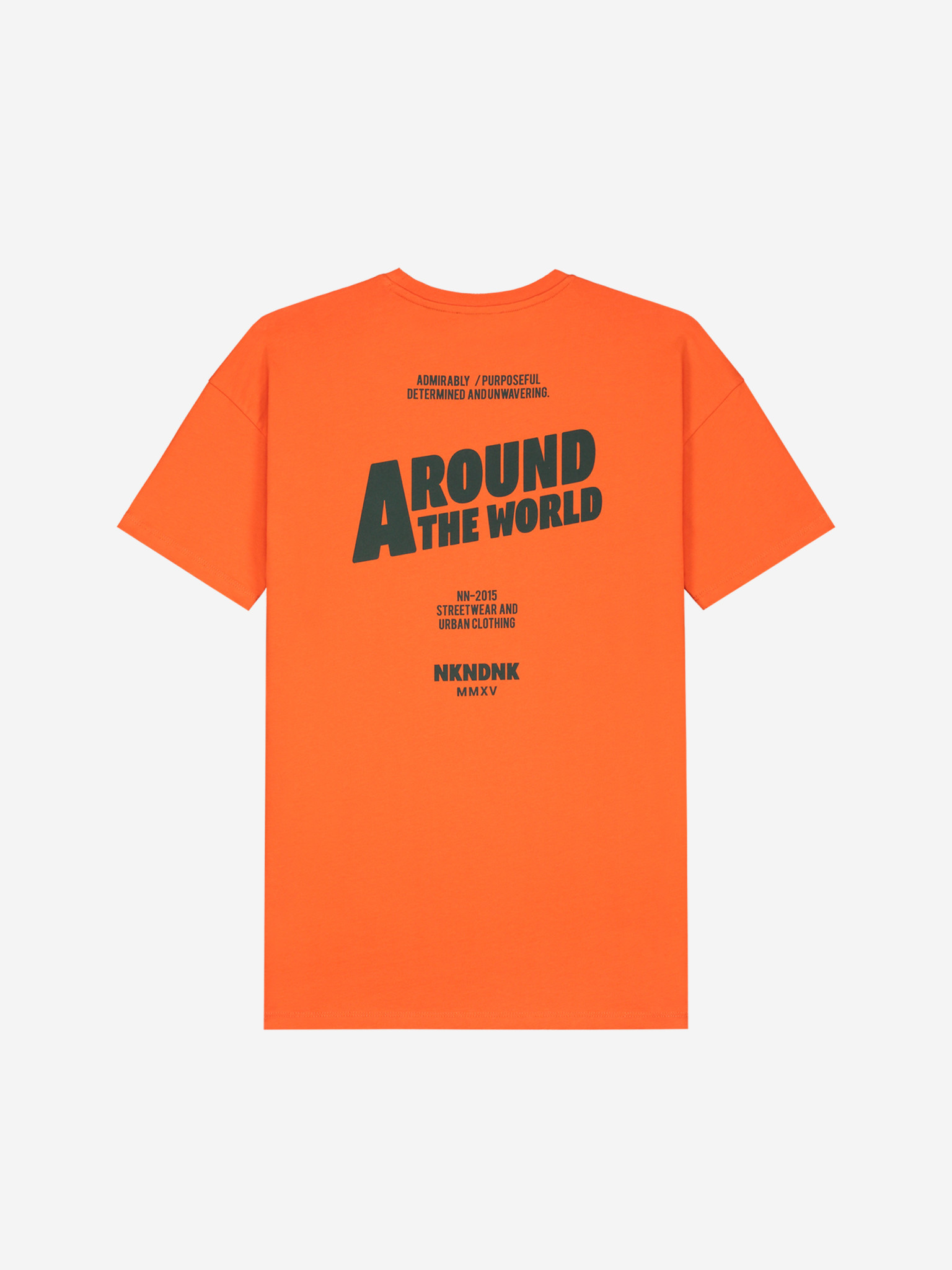 The World T-Shirt 8-747 Fire Orange