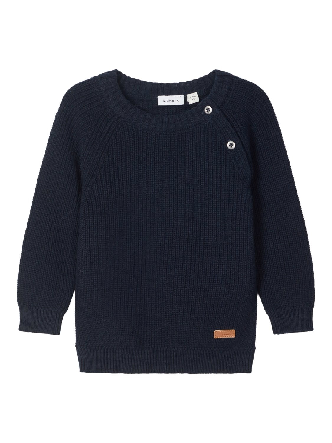 NBMTIALEX LS KNIT 13185634 | Dark Sapphire