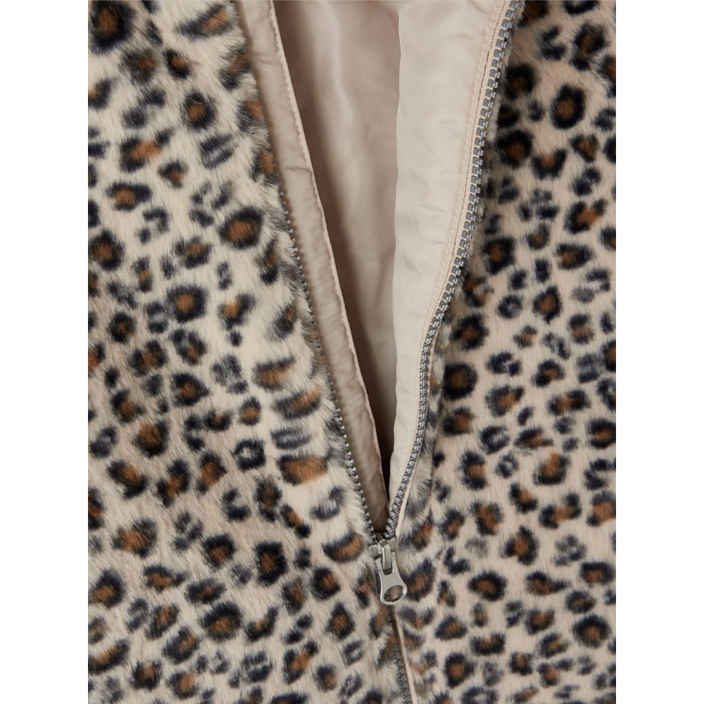 NKFMADDIE FAUX FUR JACKET 13192490 Silver Mink