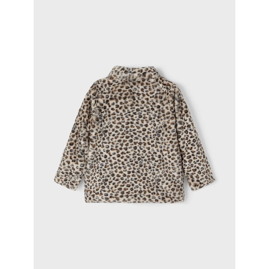 NKFMADDIE FAUX FUR JACKET 13192490 Silver Mink