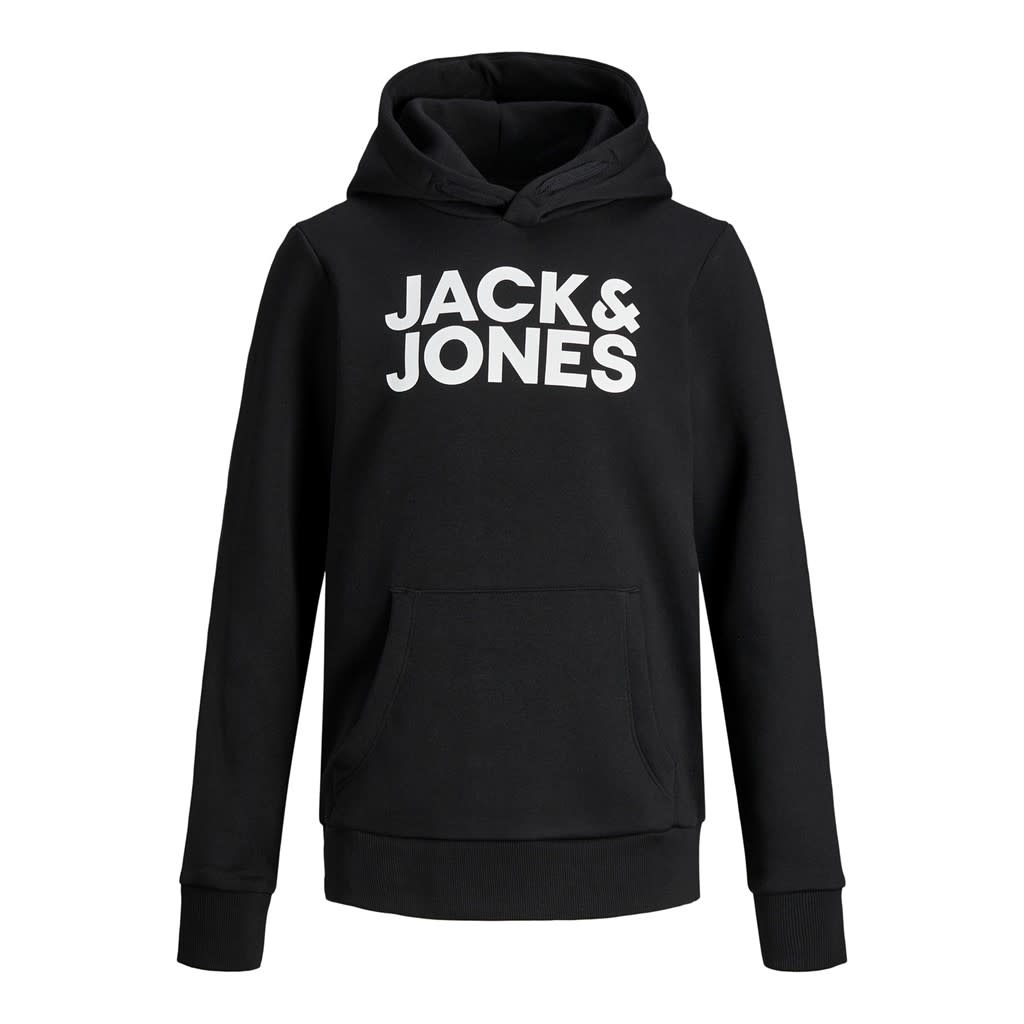 JJECORP SWEAT HOOD 12152841 Black/logo large
