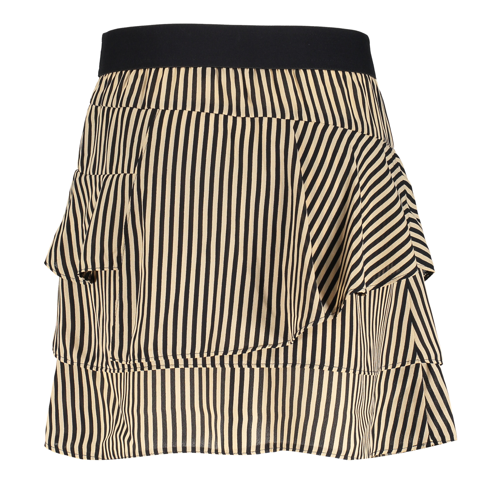 Pelli Skirt - striped cream/black