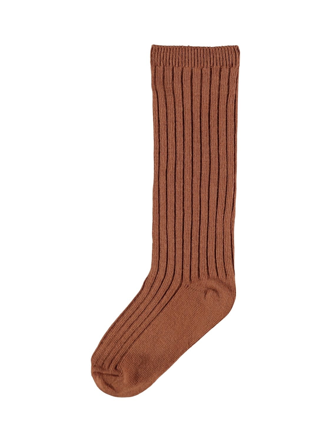 NMFELOVE Knee socks 13194150 Tortoise Shell