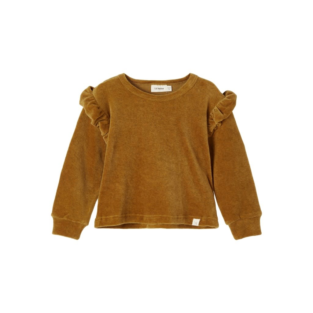NMFREBEL Short sweat 13196748 Golden Brown