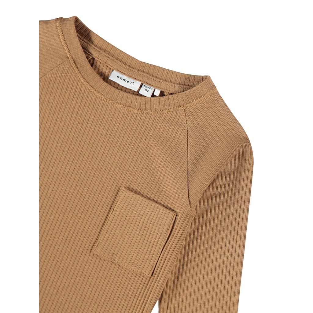 NMMKABILLEON Longsleeve 13195131 Toasted Coconut