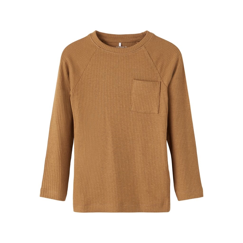 NMMKABILLEON Longsleeve 13195131 Toasted Coconut