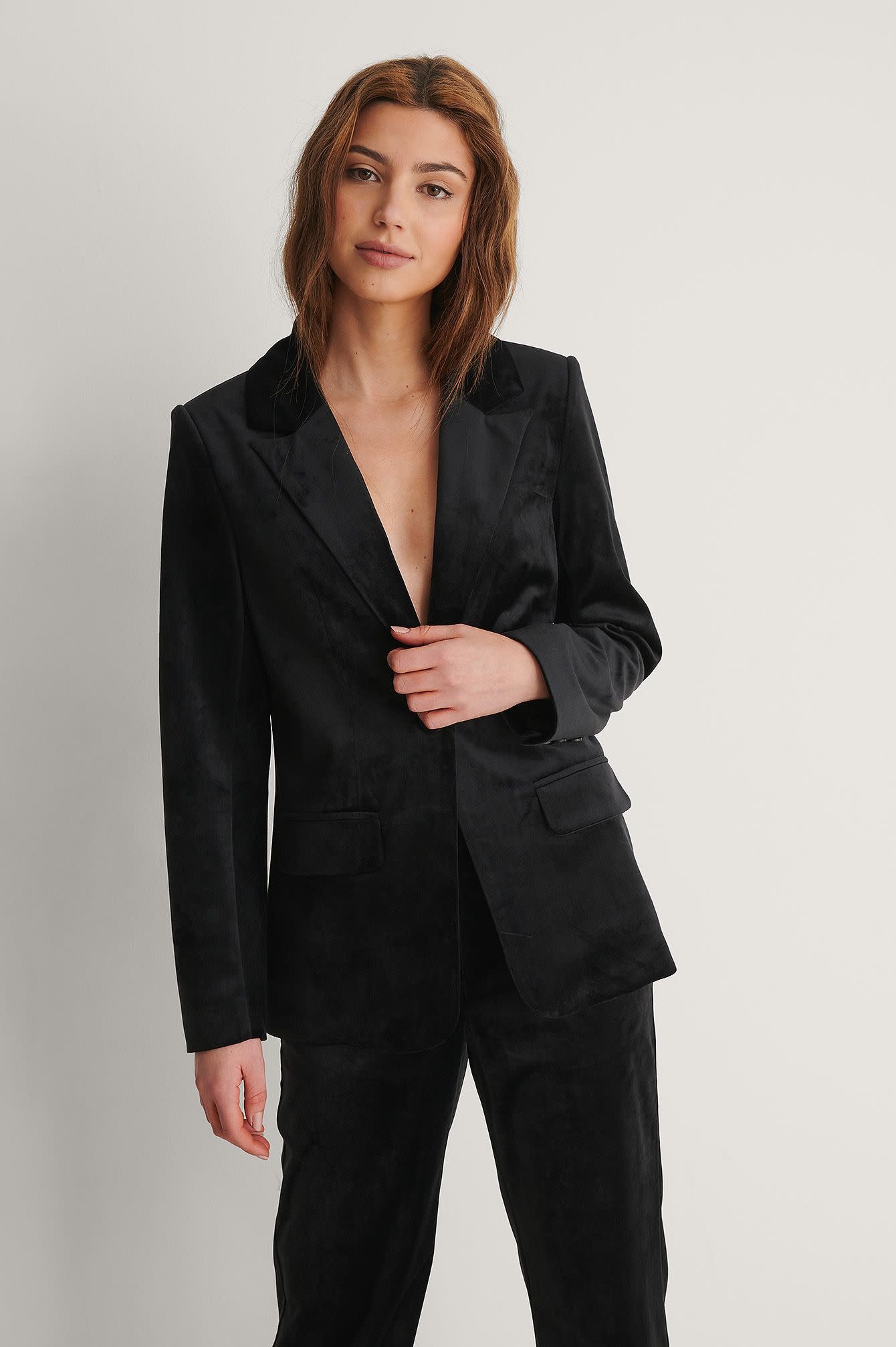 Velvet blazer 1100-004524 black