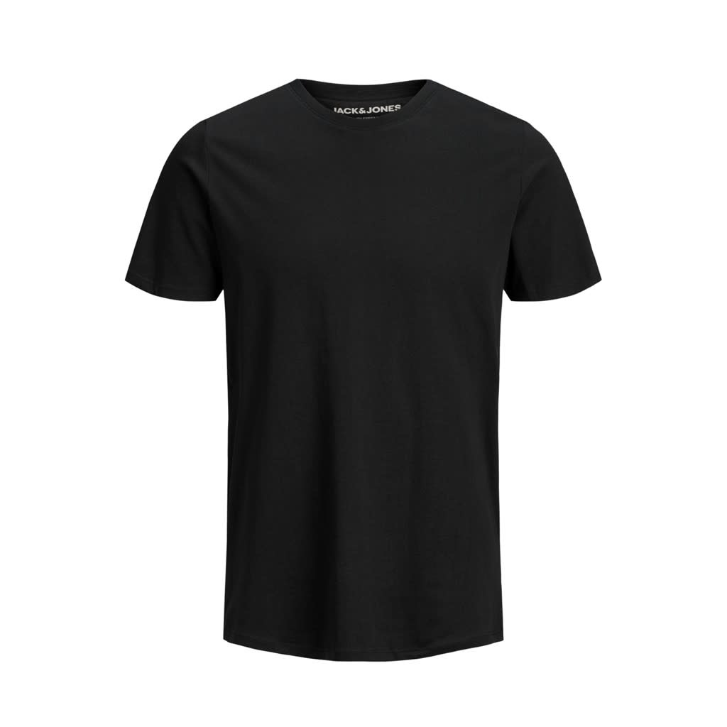 JJEORGANIC BASIC TEE SS O-NECK NOOS JNR 12158433 Black
