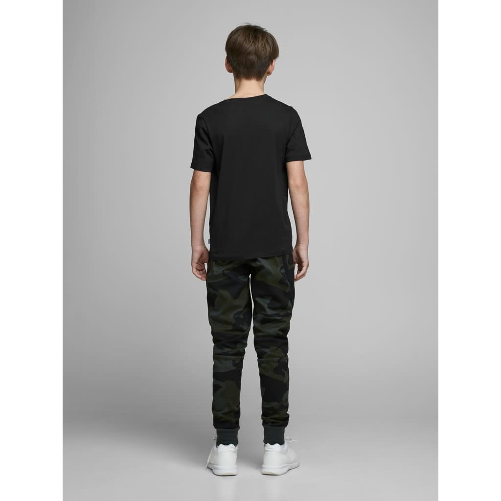 JJEORGANIC BASIC TEE SS O-NECK NOOS JNR 12158433 Black